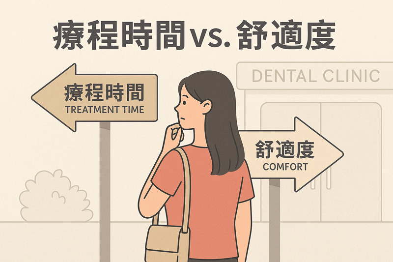 「療程時間 vs. 舒適度」是否真的是一種零和選擇?