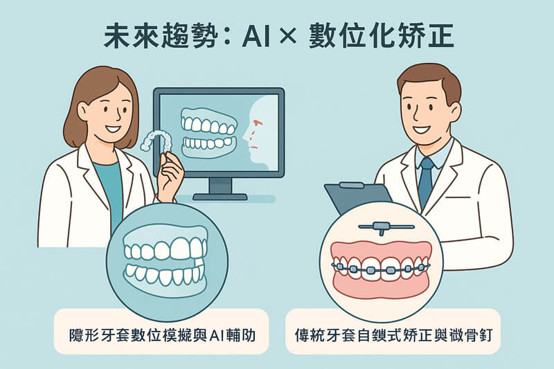 隱形牙套 vs 傳統牙套